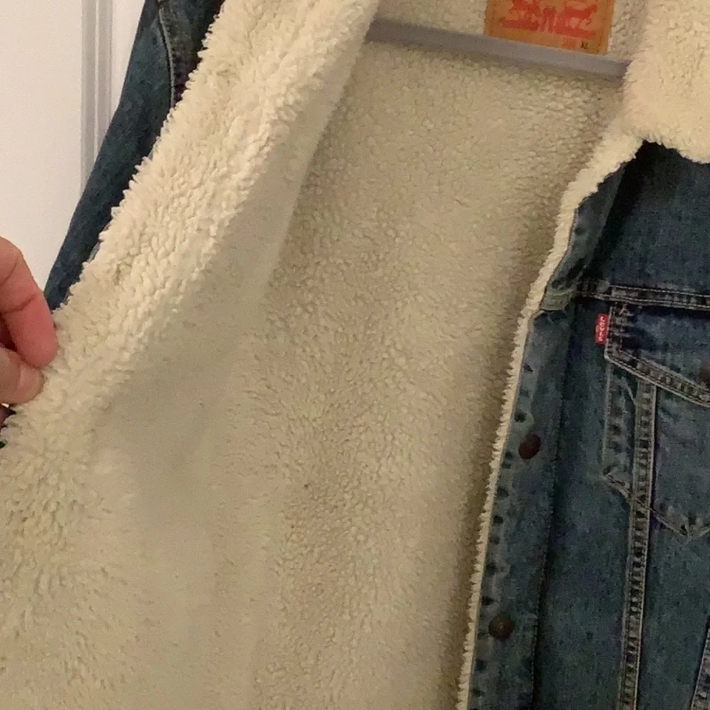 LEVI STRAUSS SHERPA TRUCKER JACKET - Picture 10 of 11